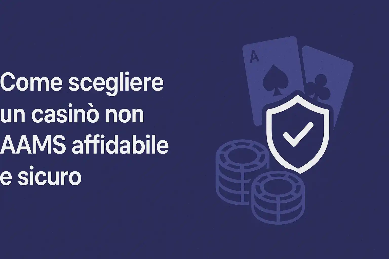 Come scegliere un casino non AAMS