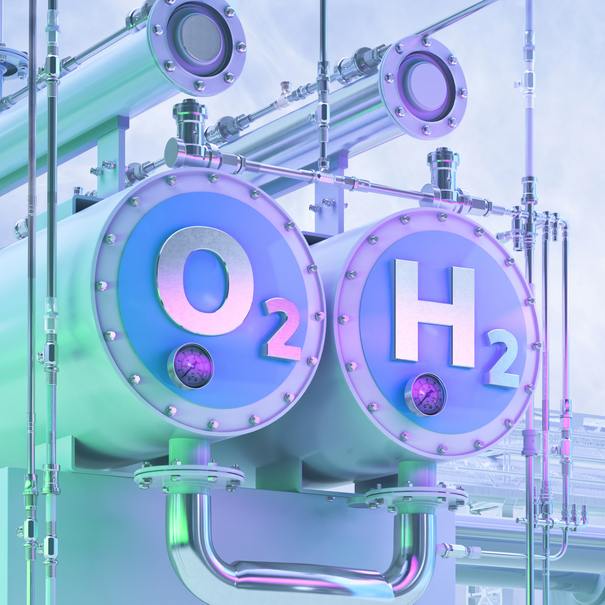 Green,Hydrogen,,Future,Energy,H2,Fuel,3d,Illustration.,Green,Hydrogen